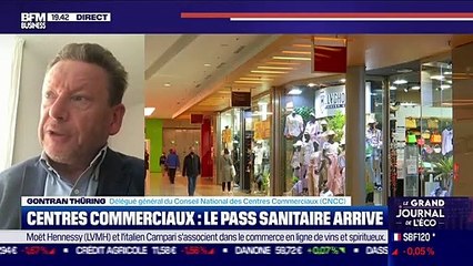 Gontran Thüring (CNCC) : Centres commerciaux, le pass sanitaire arrive - 13/07