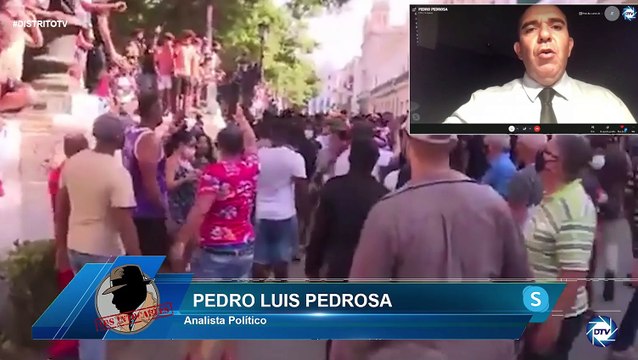 Pedro Pedrosa: Disturbios en Cuba, sin emoción, cuba está metido en narcotráfico y tráfico de armas