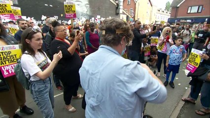 Anti-racism demo takes place at Rashford mural