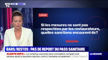 Quelles seront les sanctions pour les restaurateurs qui ne respecteront pas le pass sanitaire? BFMTV répond à vos questions