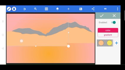 Melukis menggunakan aplikasi pixellab