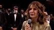 Grande émotion de Valérie Lemercier à la fin de la projection d'Aline - Cannes 2021