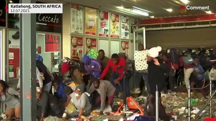 Proteste und Plünderungen: Chaos in Südafrika wegen Zuma-Inhaftierung