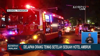 Insiden Hotel Ambruk di Suzhou China, 8 Orang Tewas