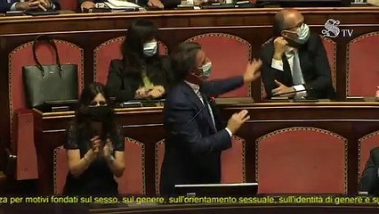 Ddl Zan, l'appello di Renzi al Senato