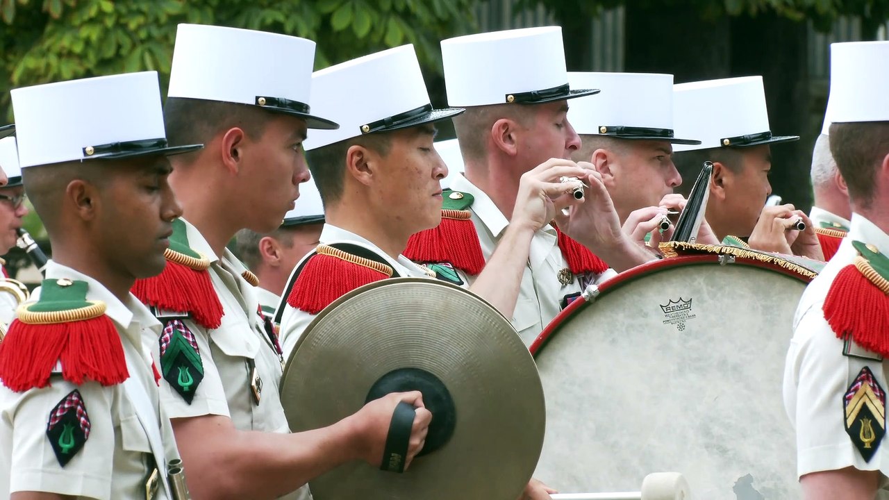 14-Juillet : prise d'armes du 1er REC de la Légion étrangère (2021)
