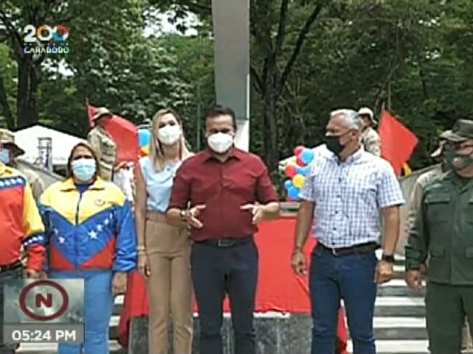 Inauguran monumento en honor a los 200 años de la Batalla de Carabobo en Guárico