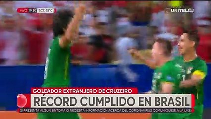 Martins marcó un doblete y es el máximo artillero extranjero del Cruzeiro