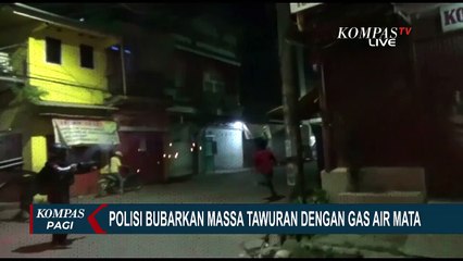 Bubarkan Aksi Tawuran Antar Warga di Makassar, Polisi Tembakkan Gas Air Mata