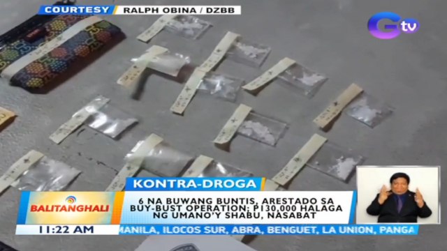 6 na buwang buntis, arestado sa buy-bust operation; P130,000 halaga ng umano'y shabu, nasabat | BT