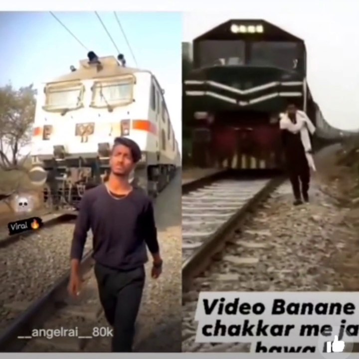 Train accident while making vedio || FAADU BHAI ||