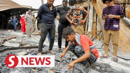 Anger mounts after 92 die in fire on Iraq Covid-19 ward
