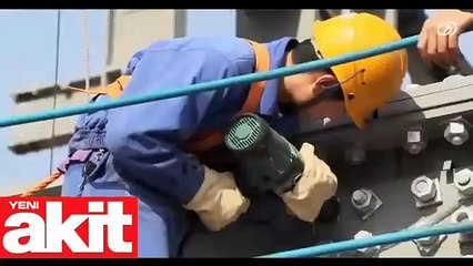 Çin malı 57 katlı gökdeleni 19 günde bitirdiler