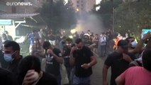 فيديو: سقوط جرحى في مواجهات بين أهالي ضحايا انفجار مرفأ بيروت وقوات الأمن