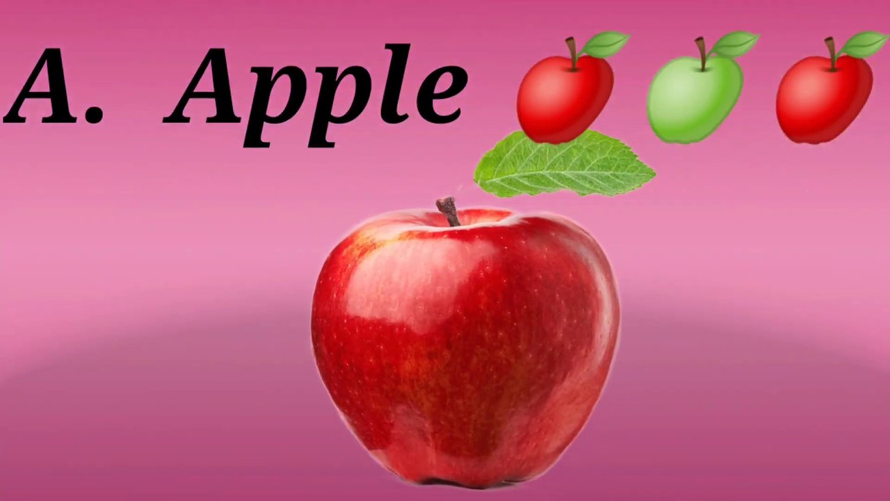 V117. ABCD-- ABC-- Alphabets--  A for apple b for ball c for cat d for dog - 1234, 12345, abcd songs