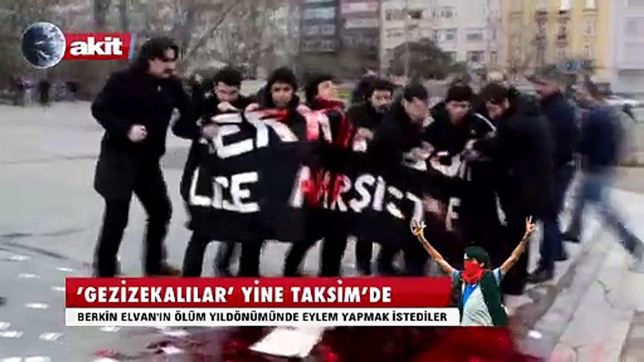 Gezizekalı anarşistler yine yakıp yıktılar