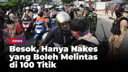Mulai Besok! Pukul 10.00 - 22.00 WIB Hanya Nakes yang Boleh Melintas di Pos Penyekatan