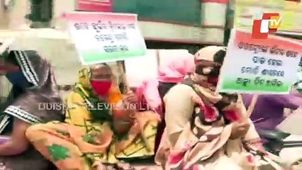 Rourkela Congress Comes Out To Streets Over Fuel Price Rise