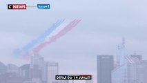 14 Juillet : la Patrouille de France dessine le drapeau tricolore dans le ciel