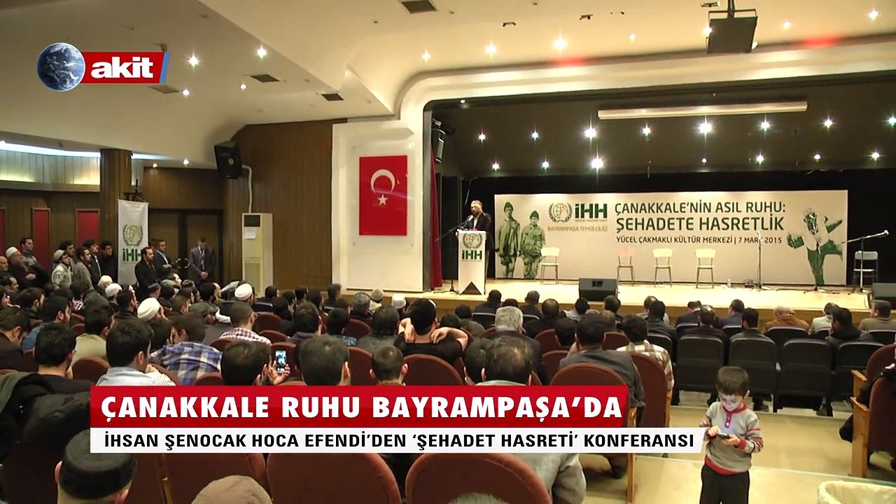 İhsan Şenocak Hoca Şehadet gecesinde konuştu