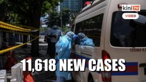 Covid-19: Malaysia reports new record of 11,618 cases