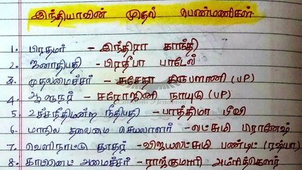 India's First Women in various fields