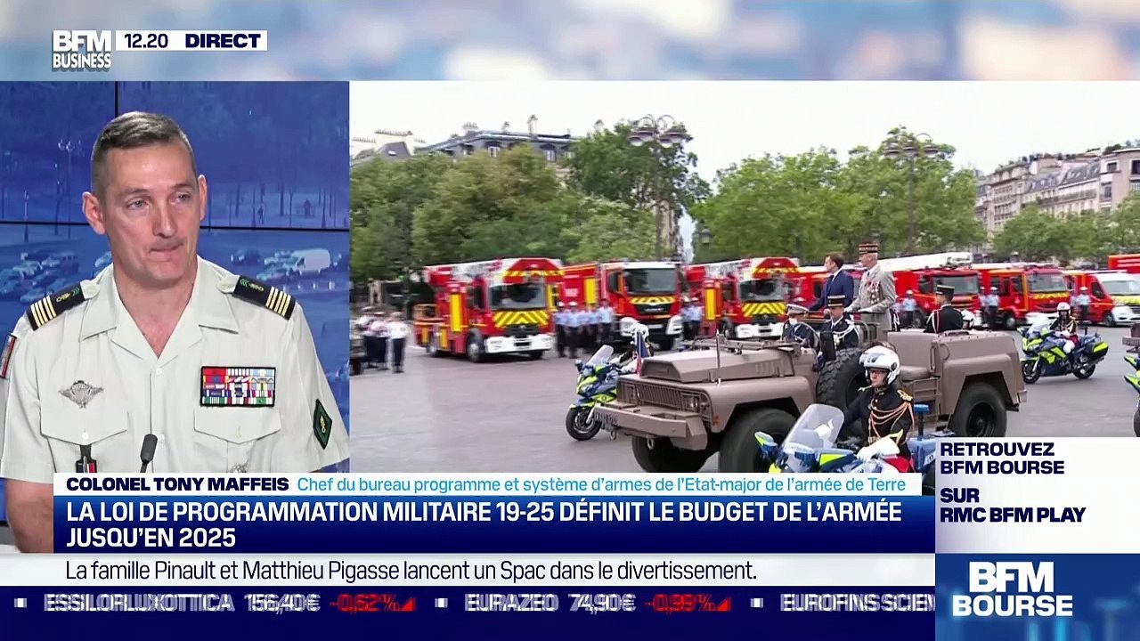 Colonel Tony Maffeis (Armée de Terre): Les programmes Scorpion et Titan visent la modernisation de l'armée de Terre - 14/07