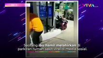 Seorang Wanita Melahirkan Berdiri di Halaman RS Yogyakarta