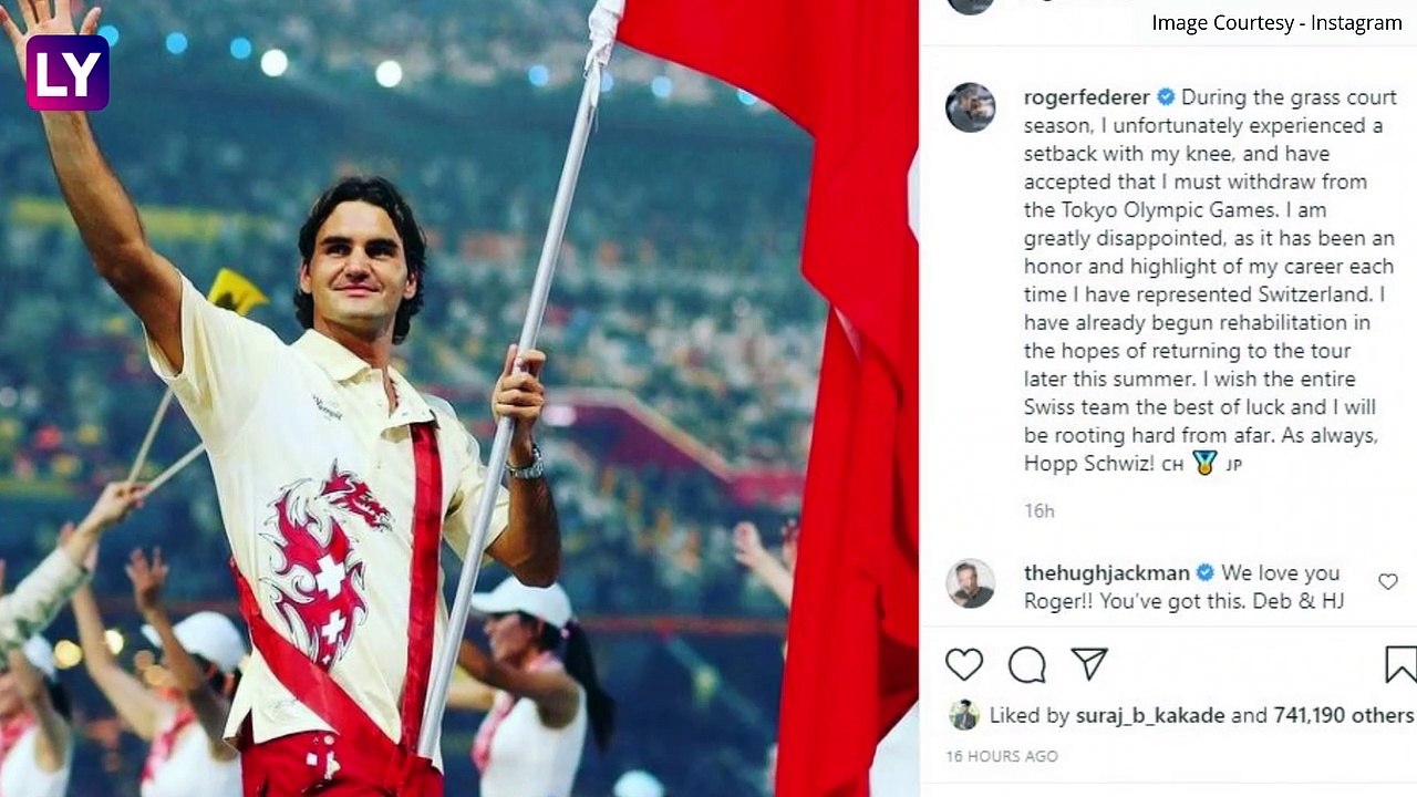 Tokyo Olympics 2020: Roger Federer Withdraws Due to Knee Problems, Says 'I Am Greatly Disappointed'