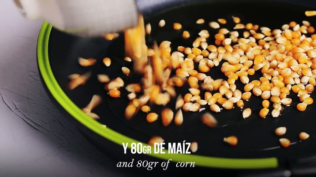 Palomitas mediterráneas hechas en sartén doble de BRA