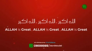 Hajj Takbeer - Eid Takbeer - Takbeer Allah hu Akbar - Qari Muhammad Tariq - Islam Status 360