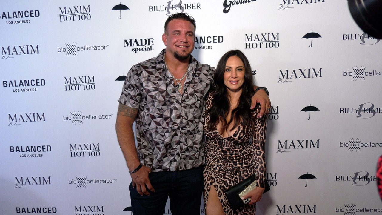 Frank Mir and Jennifer Mir 2021 Maxim Hot 100 Event Red Carpet