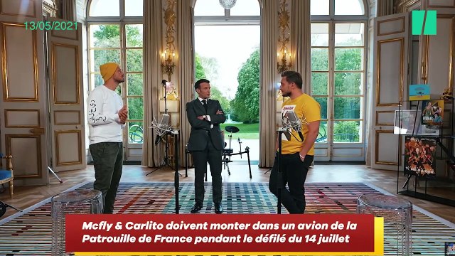 Pour le 14-Juillet, Mcfly et Carlito ont survolé les Champs-Elysées avec la Patrouille de France