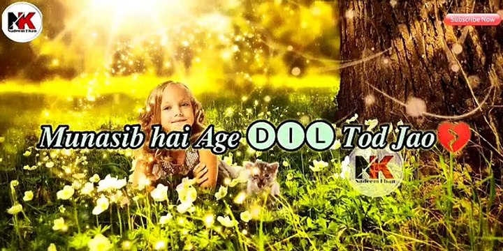 Munasib Hai Agr Dil Tod Jao __ Sad Gazal __ Urdu Gazal __ Nadeem Khan