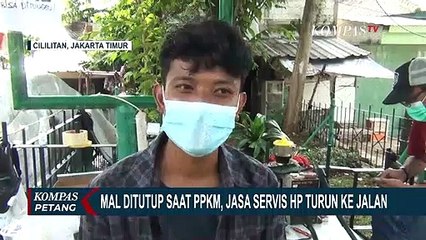 Mall Tutup Saat PPKM, Jasa Servis HP Turun ke Jalanan