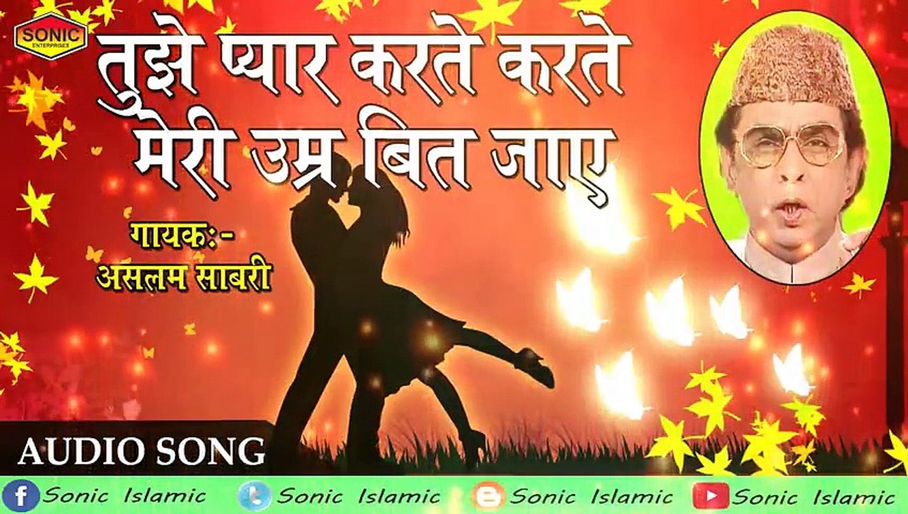 तुझे प्यार करते करते मेरी उम्र बीत जाये __ Romantic Ghazal __ Aslam Sabri_HIGH