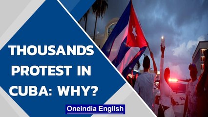 Cuba protest 2021: Biggest anti-govt protest in 30 years | What is happening? | Oneindia News