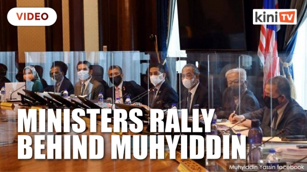 Ministers expresses support for Muhyiddin to continue on as PM