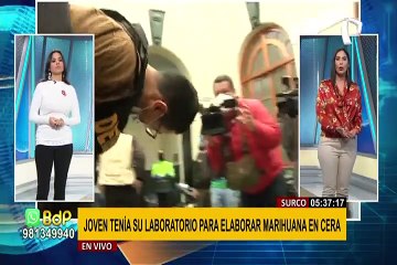 Así fue la intervención a un laboratorio de droga sintética “Wax” en Surco