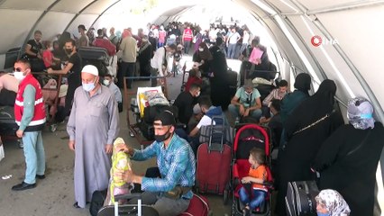 Kurban Bayramını ülkelerinde geçirmek isteyen 14 bin 950 Suriyeli ülkelerine gitti