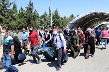 ÖNCÜPINAR'DAN BAYRAMLAŞMAYA GİDEN SURİYELİ SAYISI 18 BİN OLDU