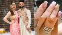 Rahul Vaidya & Disha Wedding: शादी से पहले Disha ने दिखाई engagement ring | FilmiBeat