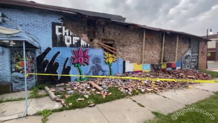 George Floyd Mural Reportedly Struck by Lightning in Toledo, Ohio