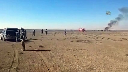 Konya'da askeri uçak düştü