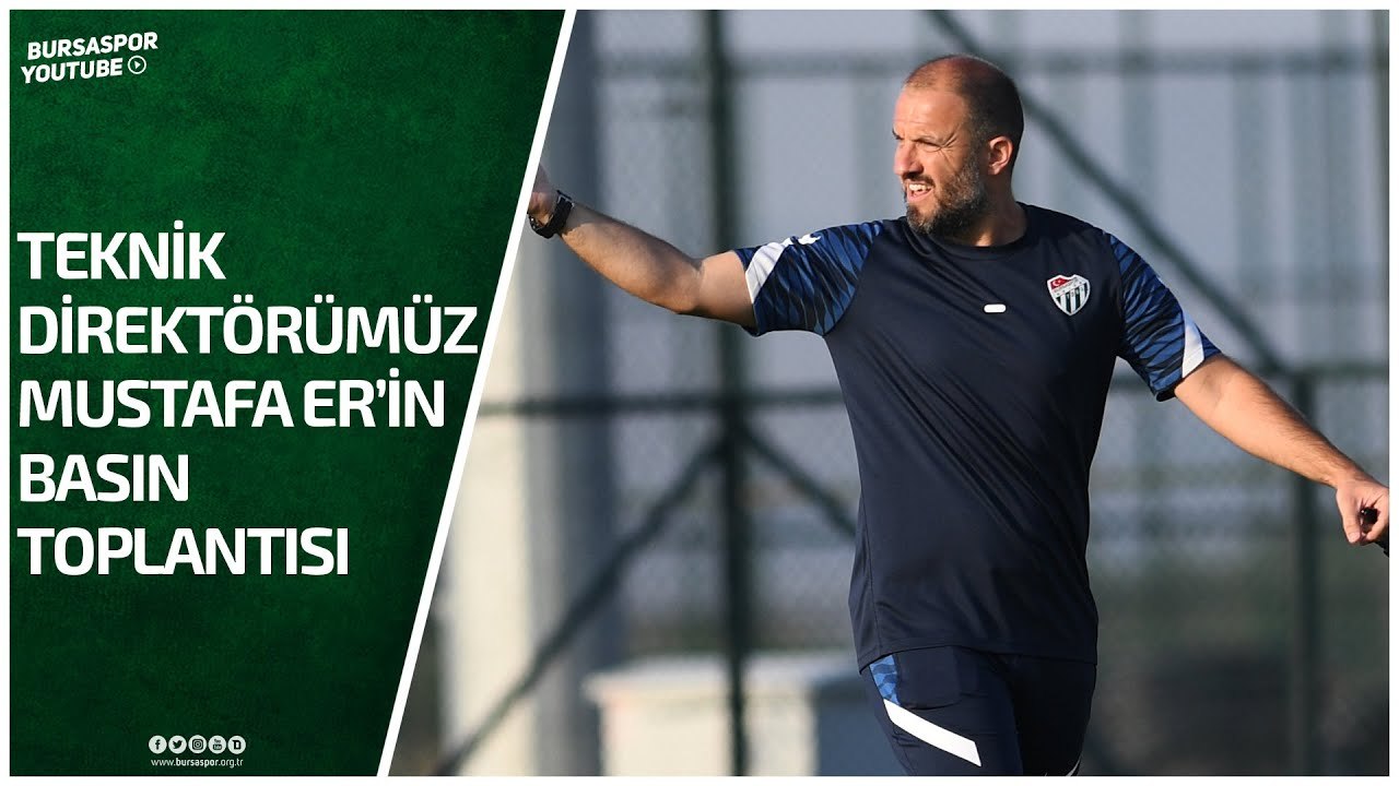Teknik Direktörümüz Mustafa Er, Basın Mensuplarının Sorularını Yanıtlıyor