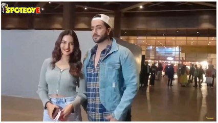 Aly Goni With Girlfriend Jasmin Bhasin Snapped At The Airport