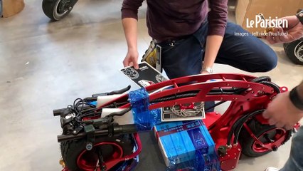 130km/h sur une trottinette électrique : bienvenue au trottinodrome