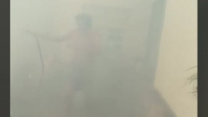 El grito desesperado de un hijo en un incendio: "¡Papá por favor quita de ahí!"