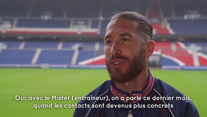 Sergio Ramos : "On a eu de bonnes conversations d'entraîneur à joueur"