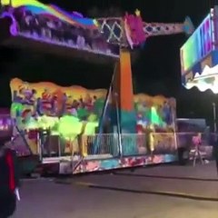 Pánico en la feria: una atracción se descuelga y casi acaba en catástrofe